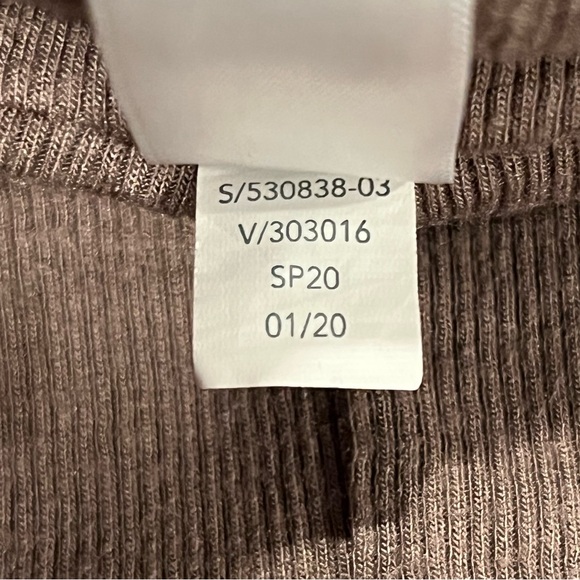 Athleta Light Brown/Pink Stretchy Long Midi Cardigan Sweater Women’s Size Large - Picture 8 of 8